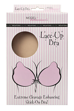 CLEAVAGE LACE UP BRA