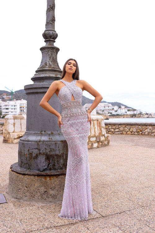 FADIME - Luxe Couture Wrap Bust Dress | Designer Evening Gown FADIME - Luxe Couture Wrap Bust Dress | Designer Evening Gown